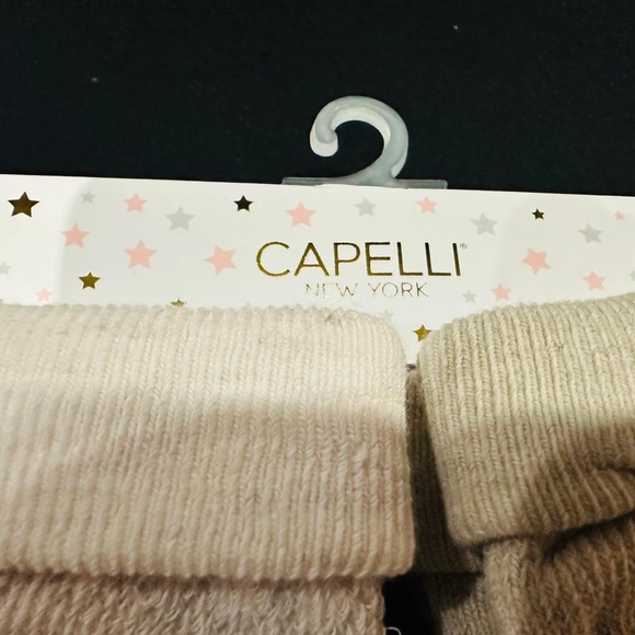 Capelli of New York Infant Socks - Pink, Cream, and Light Gray - Picture 3 of 3